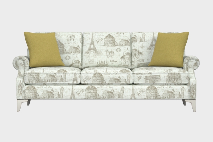 爵士款三人沙发