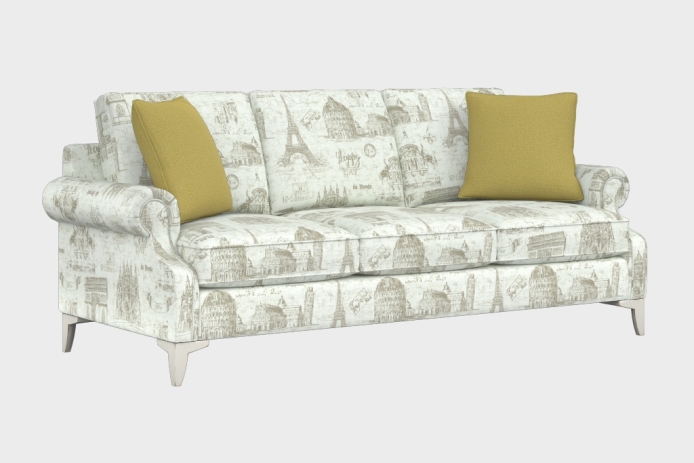 爵士款三人沙发