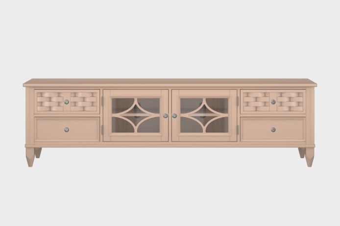 四抽双开门电视柜