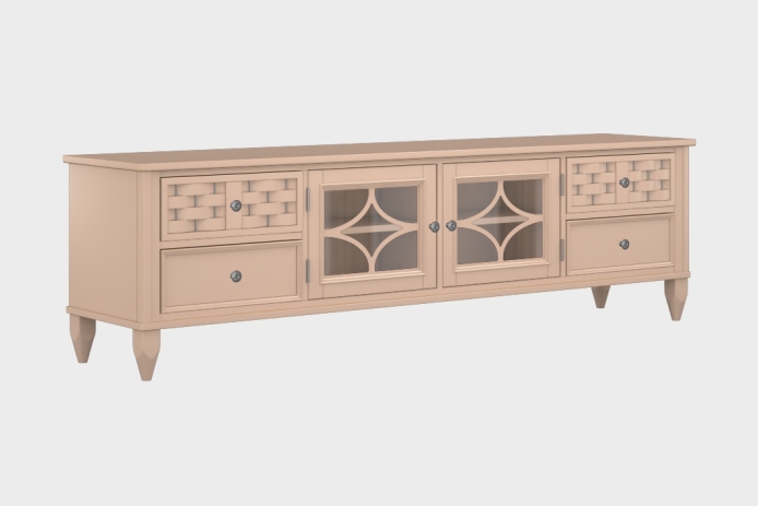 四抽双开门电视柜