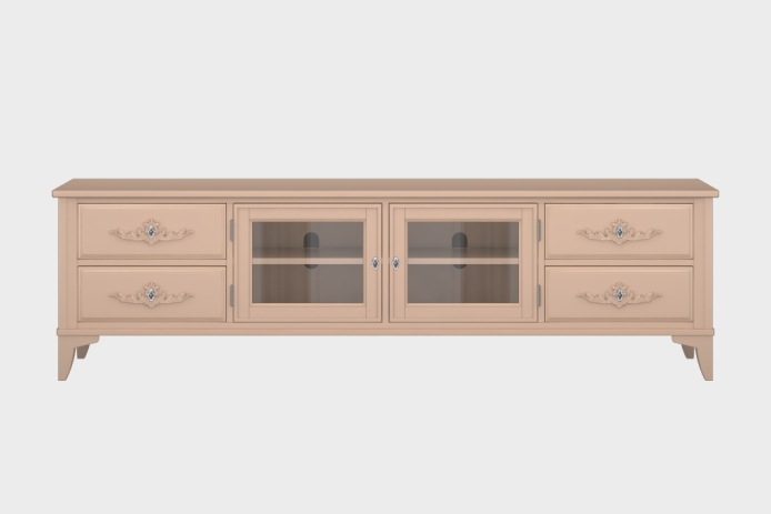 四抽双开门电视柜