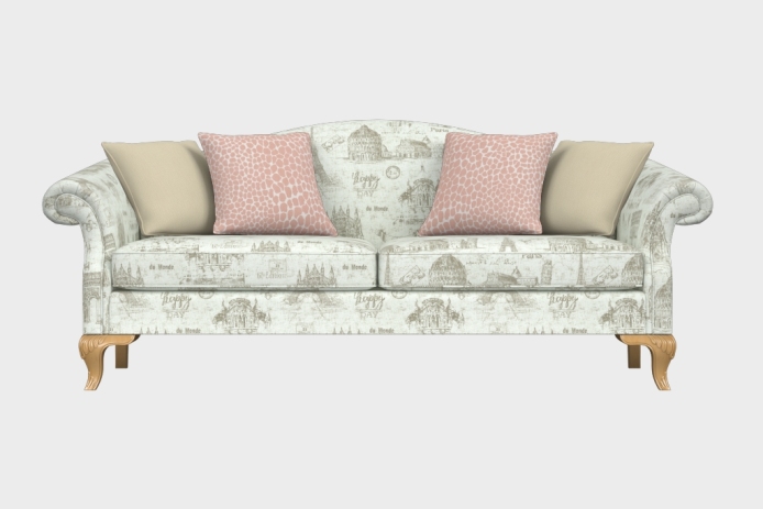 羽翼款三人沙发