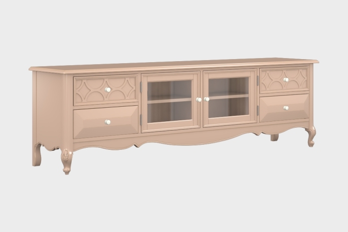 四抽双开门电视柜