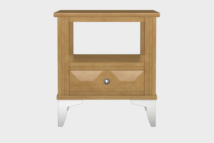 双层上隔板边几