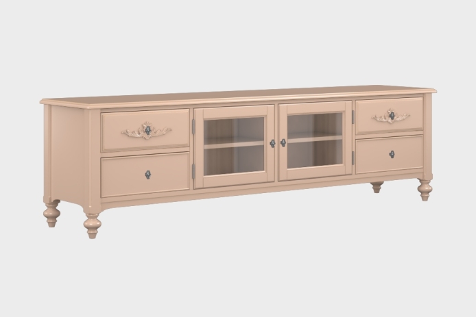 四抽双开门电视柜