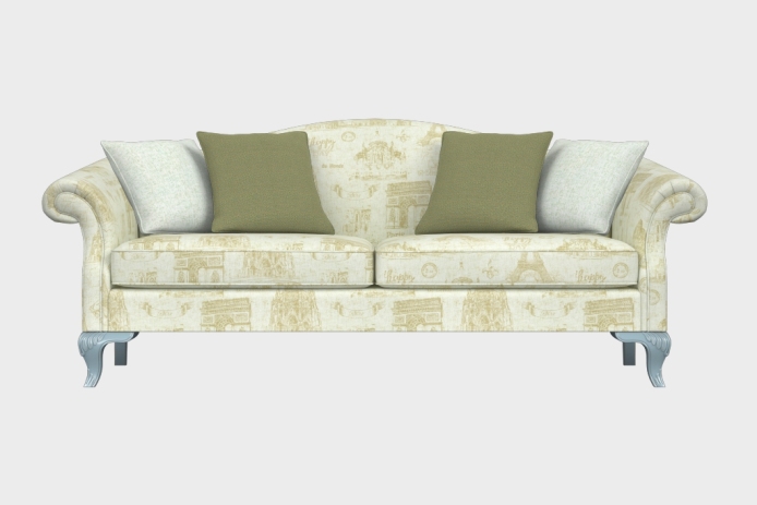 羽翼款三人沙发