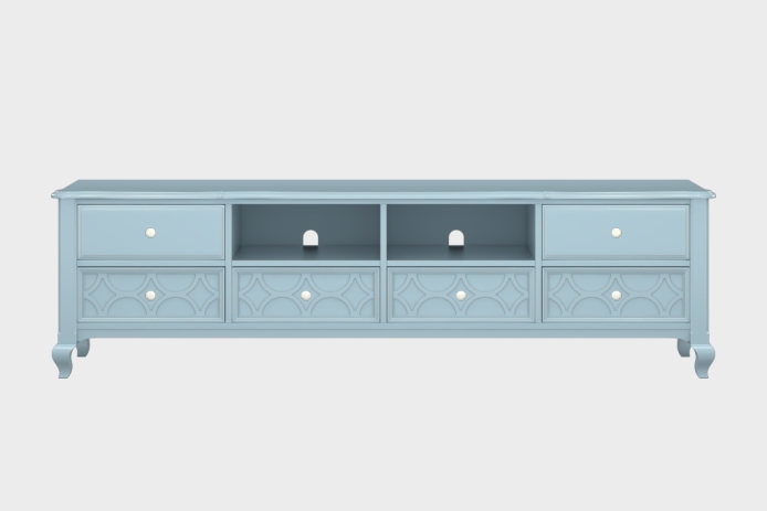 六抽双隔板电视柜