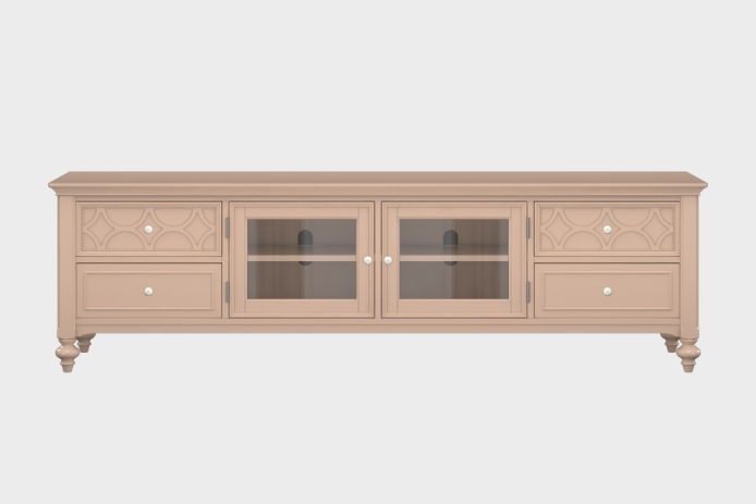 四抽双开门电视柜