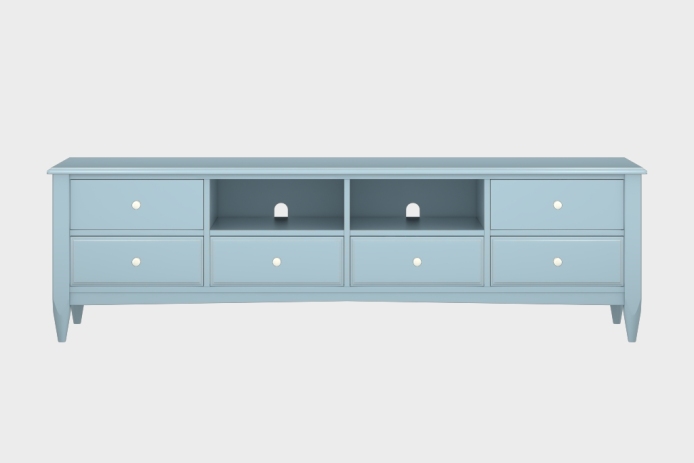 六抽双隔板电视柜