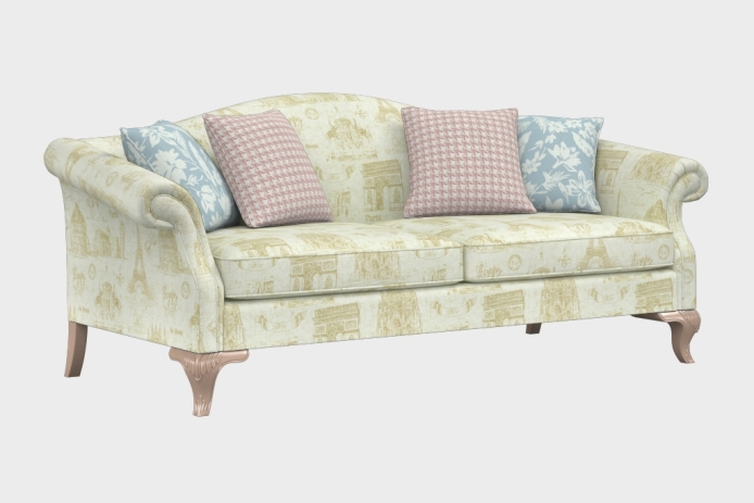 羽翼款三人沙发