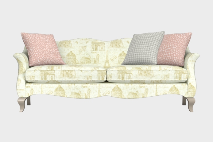 香颂款三人沙发