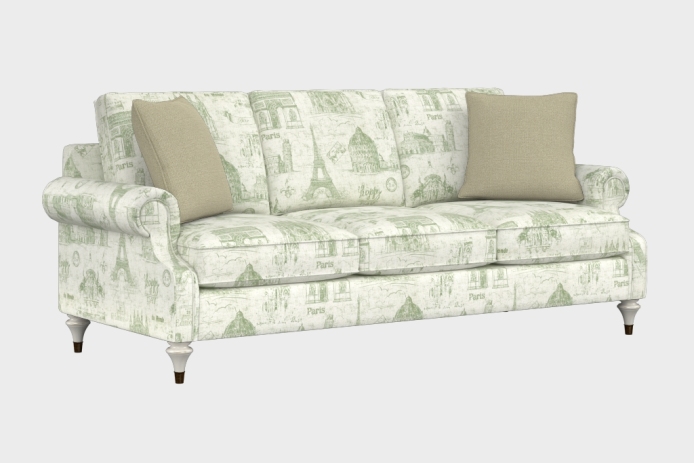 爵士款三人沙发