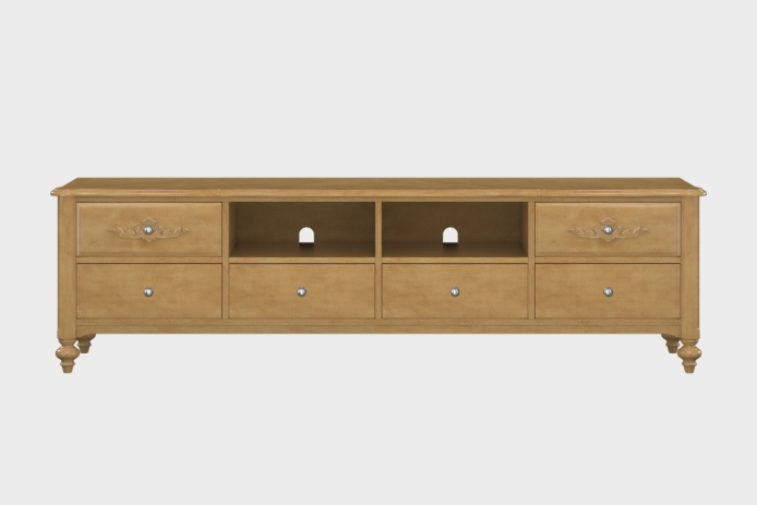 六抽双隔板电视柜