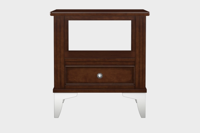 双层上隔板边几