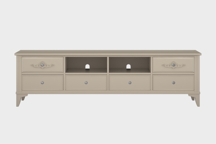 六抽双隔板电视柜