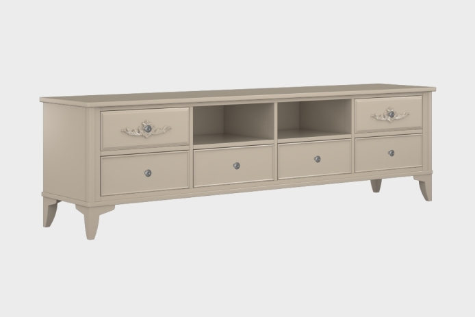 六抽双隔板电视柜