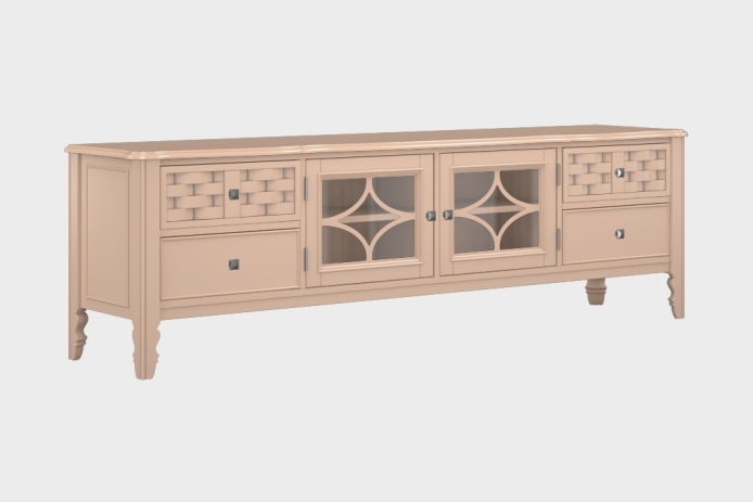 四抽双开门电视柜