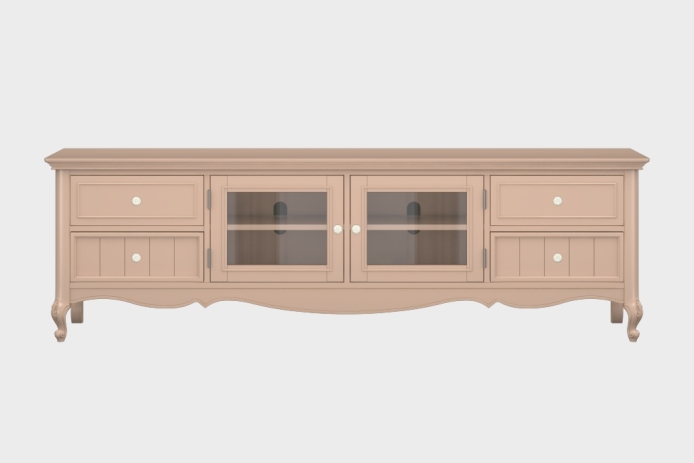 四抽双开门电视柜