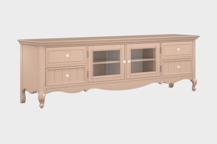 四抽双开门电视柜