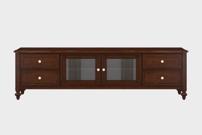 四抽双开门电视柜