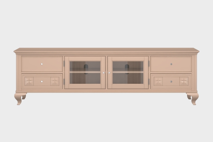 四抽双开门电视柜