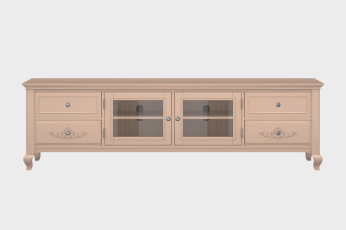 四抽双开门电视柜