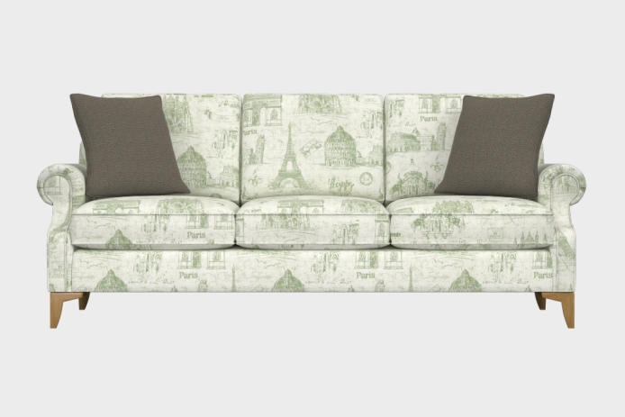 爵士款三人沙发