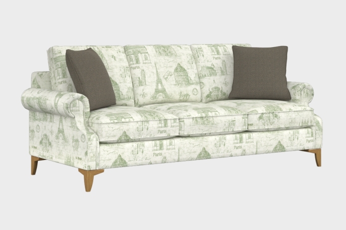 爵士款三人沙发