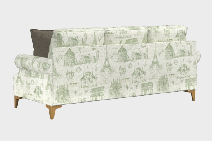 爵士款三人沙发