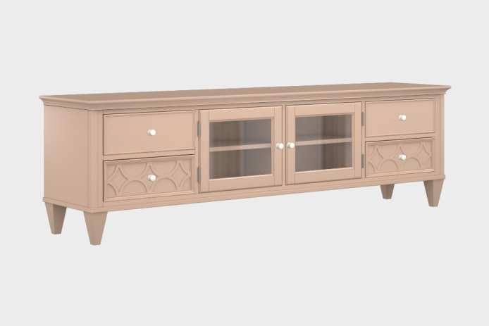 四抽双开门电视柜