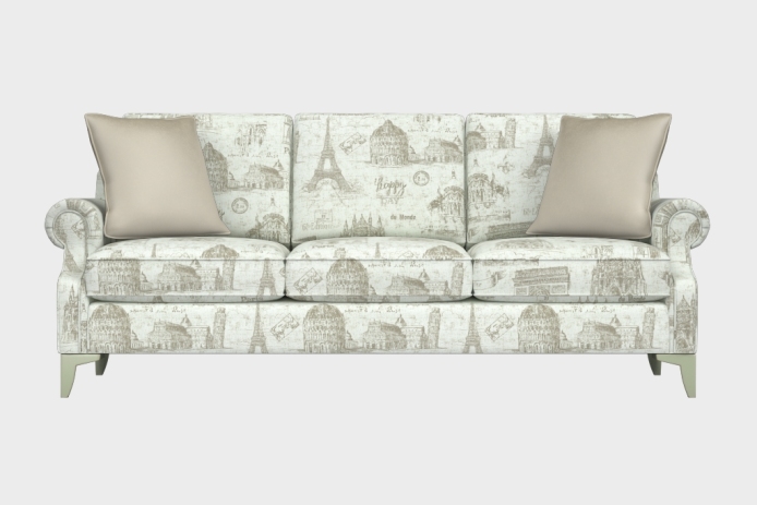 爵士款三人沙发