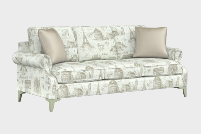 爵士款三人沙发