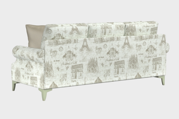 爵士款三人沙发