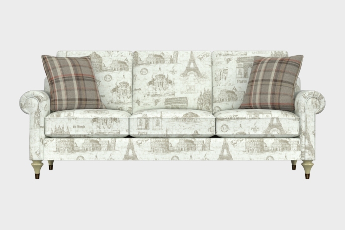 溪音款三人沙发