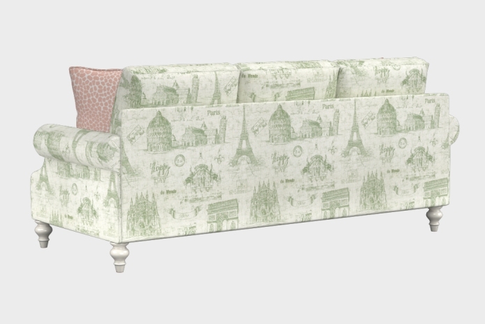 爵士款三人沙发