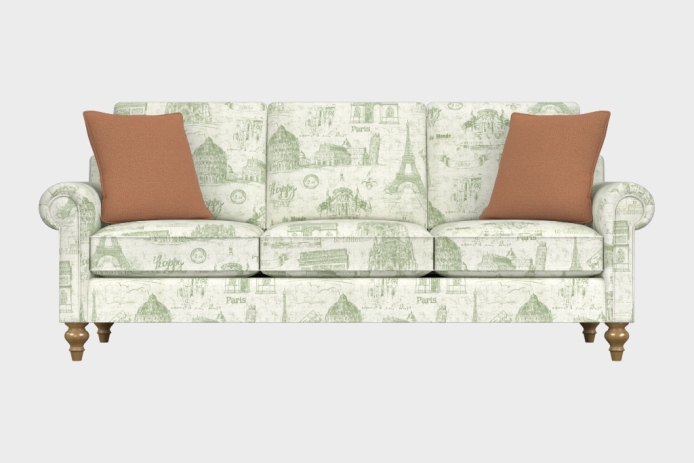 溪音款三人沙发