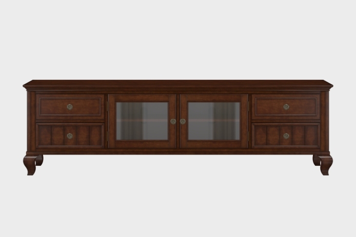 四抽双开门电视柜