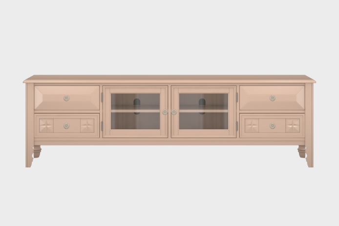 四抽双开门电视柜