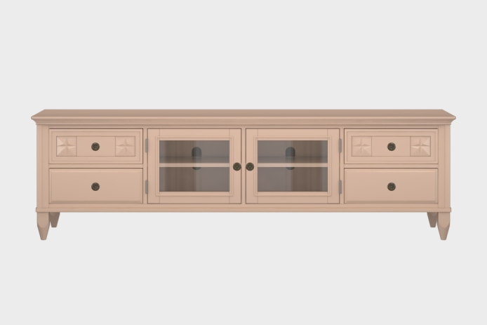 四抽双开门电视柜