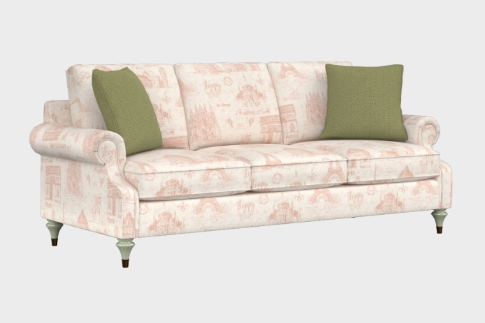 爵士款三人沙发