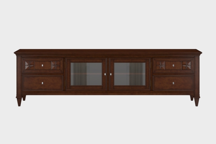 四抽双开门电视柜