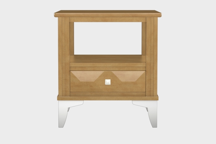 双层上隔板边几