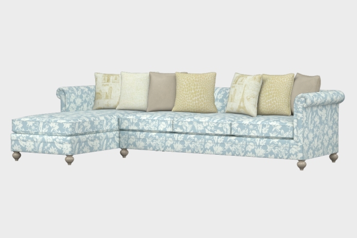 布艺-左三人+右贵妃