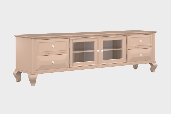 四抽双开门电视柜