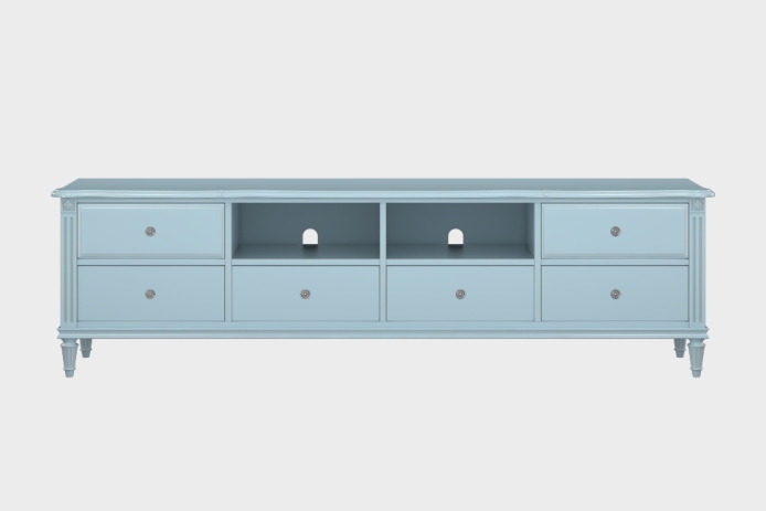 六抽双隔板电视柜