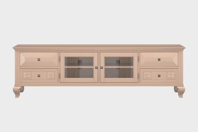 四抽双开门电视柜