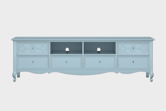 六抽双隔板电视柜