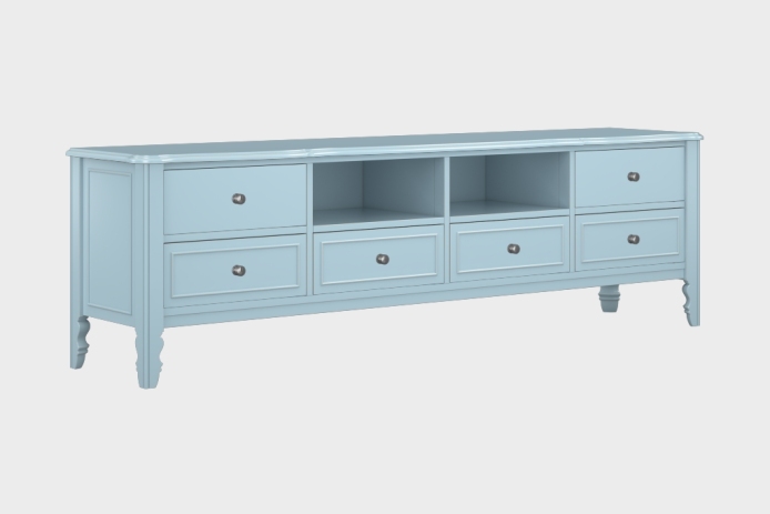 六抽双隔板电视柜