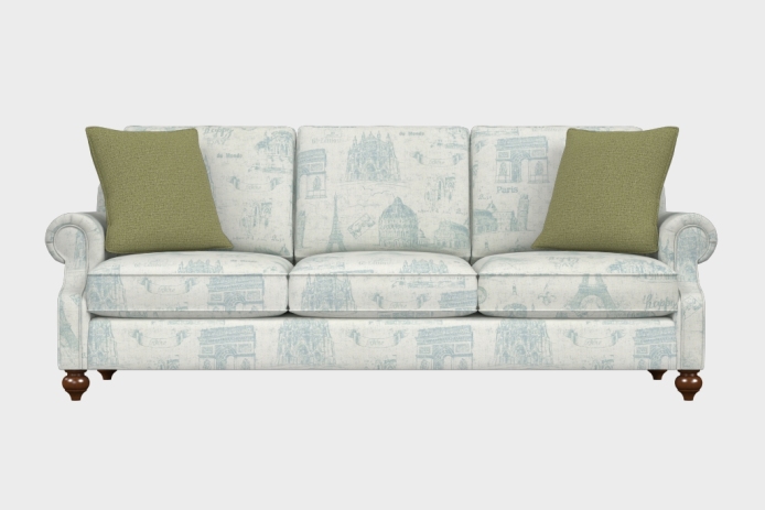 爵士款三人沙发