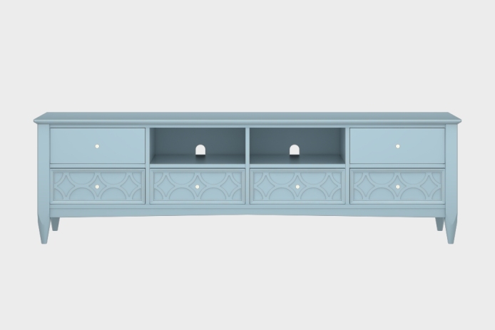 六抽双隔板电视柜